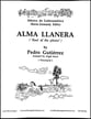 Alma Llanera SATB choral sheet music cover